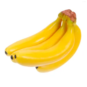 Dekoracja imprezy Owoce Banana Sztuczne fałszywe zabawki Model Toykids Faux fałszywe warzywa ozdobne warzywa wiązki warzyw