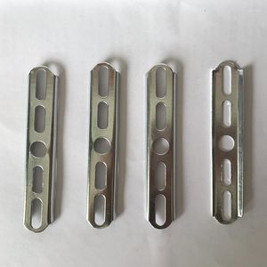 Lamba tutucular 1 adet uzunluk 110mm montaj braketi beyaz çinko kaplama metal çubuk duvar/kolye/tavan aksesuarları