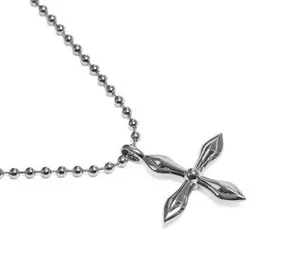 Boutique Cross Compass Pendant Retro Street Simple Necklace Par Ins Special-intresse Design