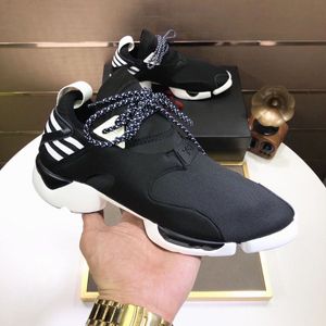 2022 Y3 Designer Flat Rise Casual Shoes Man Sneaker Leather Mesh Ventilate Grey Black Blue Colors Joint Vitality Running Effect Easual Big Size38-46 KML00002