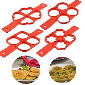 Anel de panqueca de ovo Moldes antiaderentes Moldes de molde ovos de silicone molde omelete de ovo frito para acessórios de cozinha