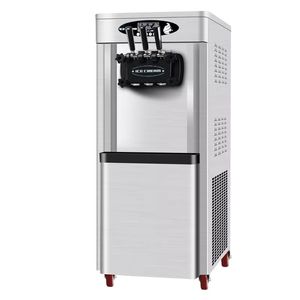 MK-618SDB Economic commercial automatic three flavors soft serve ice cream maker machine 110V 220V