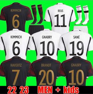 2022-23 Jerseys de fútbol de la Copa Mundial Hummels Kroos Werner Muller Boy Set Football Shirt T Gotze Sana Khedira Reus Aleman