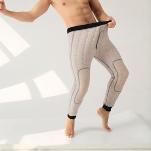 Intimo termico da uomo Cashmere Seta a costine Maglia da uomo Pantalone termico Mutandoni lunghi Pantaloni da uomo 4xl Pantaloni caldi invernali Pigiama morbido e caldo 220927