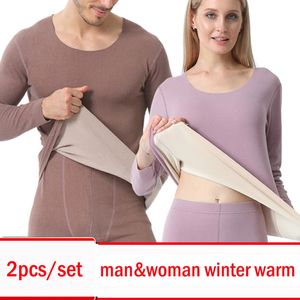 Erkekler termal iç çamaşırı erkek termal iç çamaşırı büyük büyük bel l xxxl 4xl kadınlar uzun johns çift kışlık sıcak kıyafetler seti ab yan üst buttomlar 220927