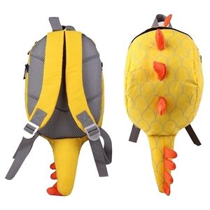 Bolsas de escola infantil Backpack Aminals Sacos de jardim de infância por 1-4 anos de dinossauro Anti-Lost Backpack Kids 220926