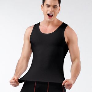 Men's Body Shapers Men's Corset Sweat Vest Shirt Slimming Shaper Tummy Belly Control Slim Underwear Shirts Waist Girdle