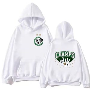 Mens Hoodies Sweatshirts İsrail Şampiyonası Futbol Takımı Hayfa Maccabi Desen Baskı Hoodie Erkek İlkbahar ve Sonbahar Sporları Büyük boyutlu çok renkli dış mekan 220928