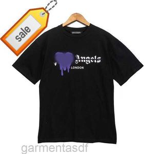 メンズTシャツTシャツメンズ女性デザイナーTシャツティーアパレルトップマンSカジュアルチェストレターシャツLuxurys Street Street Shorts Sleeve Warms Palm