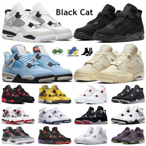 University Blue Men Basketball Shoes 4 4s Military Black Cat Red Thunder Infrared Cactus Jack Sail Cool Grey Women Outdoor Sneakers Sports Trainers