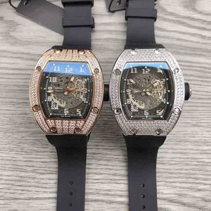 watches wristwatch designer Luxury mens Mechanics Watches Richa Milles Wristwatch Rm010 Luminous Scale Diamond Case Skeleton Dial Unisex Me