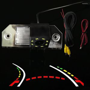 Auto Rückfahrkameras Kameras Parksensoren HD Drahtlose CCD Kamera Fisheye 4 8 12 Led Dynamische Nacht Für Focus Sedan Linie Wasserdicht