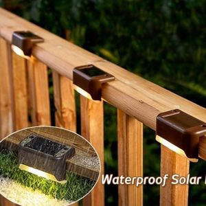 Solarwandleuchte LED LED LEGENLICHEN OUTDOOR Garten wasserdichte Lampendekoration für Treppenzaun