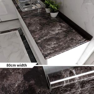 Wallpapers cm Marble PVC Waterproof Wallpaper For Bathroom Table Kitchen Ambry Countertop Self Adhesive Sticker Furniture Decor