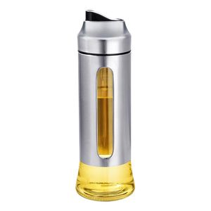 Dispenser per bottiglie di olio da 500 ml Contenitore per salsa a tenuta stagna Aceto di oliva Contenitore per cucina in vetro borosilicato alto RRE14589