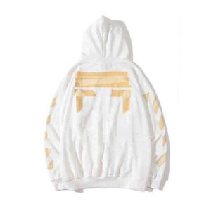 Offs Mens Hoodies Erkek Sweatshirts Sonbahar Markası Yaldızlı Plastik ve Kadın Çiftinin Whiteoff Tişörtleri Beyaz 6GXGJQVJ