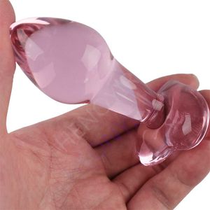 Sex Toys Vibrator Massager Instrukcja krystaliczna penis żeńska back sąd wtyczka masturbacja masturbacja szklana pręt erotyczny Produkty erotyczne zabawki dla dorosłych