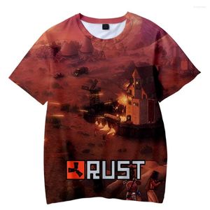 Męskie koszulki rdzeni gra 3d drukowane dzieci koszulki moda letnia krótkie rękaw Tshirt Hip Hop Kids Casual Streetwear Kpop Kpop Tees