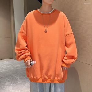Männer Hoodies männer Sweatshirts Männer Harajuku Koreanische 2022 Frauen Streetwear Schwarz Einfarbig Übergroßen S-5XL Pullover