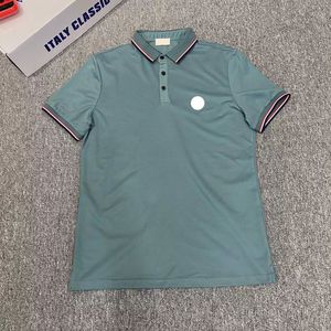 Moncleir Herren Polos Design T-Shirt Frühlings Sommerfarbe-Ärmel