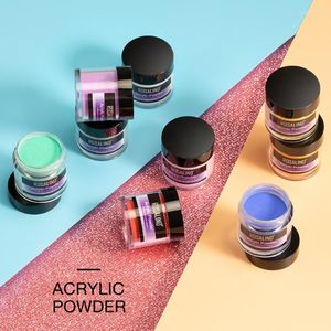 Nagelkonstsatser 1 Set Acrylic Powder Liquid 3 Colors Kit DecoraFor Extension Drop