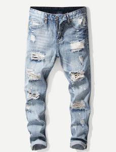 Men's Ripped Jeans  Pant Length Long length   Season All-season on Sale