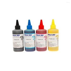 Kits de recarga de tinta Têxteis 100ml DTG para impressão da impressora I3200 XP600 R2880 L1800 R1390 PRÉNTRA L805 DX5 DX6 DX7