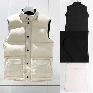 Men's Vests Winter men and women warm solid down vest sleeveless jacket Classic Feather Weskit Jackets Casual bodywarmer Vests Coat Puffer Doudoune