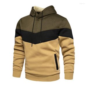 Men's Hoodies Men's & Sweatshirts European Color Matching Fashion Sweater Autumn And Winter Leisure Sports Top2022