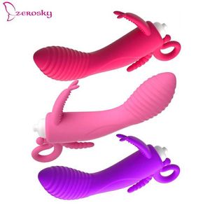 Skönhetsartiklar G Spot Vibrator Stimulator Three Point Clitoral Massager Vagina Anal Dildo Sexiga leksaker för Women Shop Intima varor