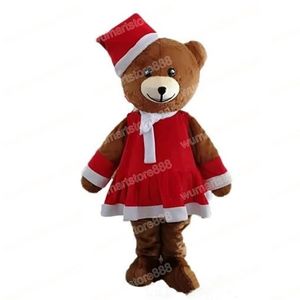 Halloween Cute Bear Mascot Costume Cartoon Temat Postacie karnawałowa festiwal fantazyjna sukienka dla dorosłych rozmiar okręgu na zewnątrz strój reklamowy