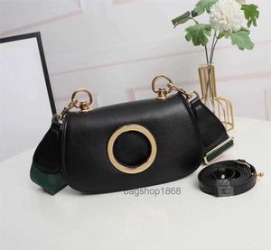 Luxury bag Blondie Collection Small Shoulder Bags Circular Interlocking Double Letters With 2 Straps Women Fashion Leather Bag Crossbody Purse G