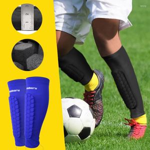 Knee Pads 1 Pair Kids Soccer Shin Guards Children Crashproof Football Calf Socks Leg Sleeves Teens Training Protection Custom Logo