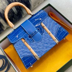 6-Farben-Halterungs-Einkaufstasche, Mini-Umhängetasche, modische Damen-Handtaschen, Umhängetaschen, Designer-Luxus-Echtleder, große Hardware-Oberseite, harter Griff, hohe Partytasche