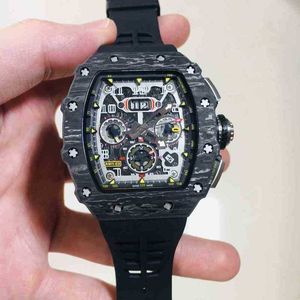 시계 손목 시계 디자이너 럭셔리 남성 역학 시계 Richa Milles Wristwatch 비즈니스 투명한 McLaren Machinery Men 's Watch Carbon Z817