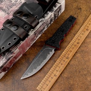 Outdoor Hunting Straight Knife G10 Handle DC53 Steel Fixed Blade Tactical K Sheath Survival Camping Self Defense EDC Tool