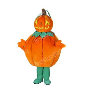 Halloween Pumpkin Mascot Costume Simulação Simulação de desenho anime Personagem de anime Tamanho dos adultos de Natal A publicidade ao ar livre