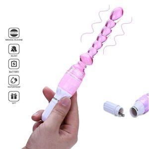 Itens de beleza machos de esferas anais macho de ponto g de estímulo de plug plug stick de produtos adultos vibrador brinquedos sexy para homens e mulheres masturbação