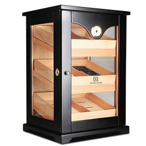 Cedar Wood Humidor Trzy-poziomowe pudełko na cygarowe cygarowe pudełko kubańskie duże cygaro