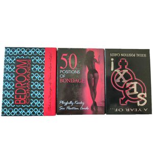 Beauty Items sexyy Game Cards Sets For Couple Poker Postion Toys Erotic Games ual Positions Play Paper A Year Of Adul