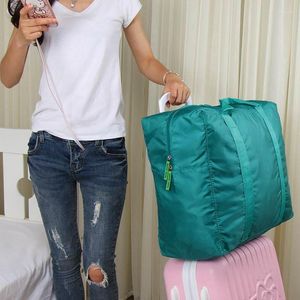 Duffel Bags Waterproof Nylon Folding Foldbar Home Travel Package Men Women Storage Bag H9