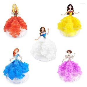 Decorative Flowers Crystallized Tree Interesting Romantic Growing Blossoming Princess Dress For Kids Children GRSA889