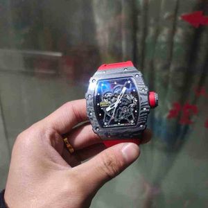 Luxury Mens Mechanical Watch Richa Milles RM35-02 NTPT Material Watches Swiss Movement Wristwatch Qatm