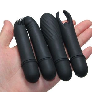 Pozycje kosmetyczne 4 typy Mini 7 Wibracje wibracje wibrator dla kobiet ładowalny wodoodporny masaż cichy masturbator żeński