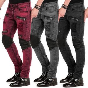 Herr jeans raka jeans män hög midja jean vår sommar pojkvän jeans streetwear mager cacual designer long denim byxor byxor 220929