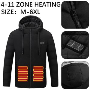 Jackets de caza Ropa de algodón con calefacción inteligente Zonas Single y Dual Control USB Calefacción eléctrica Termostato Capeta de hombres para hombres