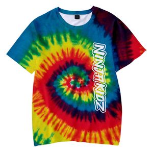 Ninja fam merch ninjafam t-shirt tee nya cosplay män/kvinnor sommar tröja kort t-shirt skjorta slips färgämne