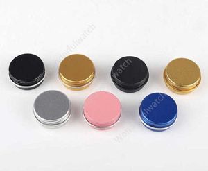 New10ml Metal Aluminium Bottle Tins Lip Balm Balmy Jars Feia parafuso Tin latas 4880pcs DAW488