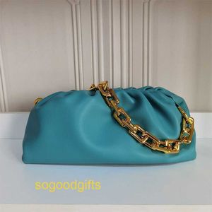 A YD Pouch Designer Bag Bottegss Handbags Women Venetss Clutch bags 2023 new underarm bag Song Hye Kyo same thick chain cloud