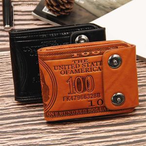 Carteiras Nova marca Genuine Pu Leather Men Wallet Small Mini Card Titular Vintage Portomonee Hasp Male Pockect Top Quality L220929